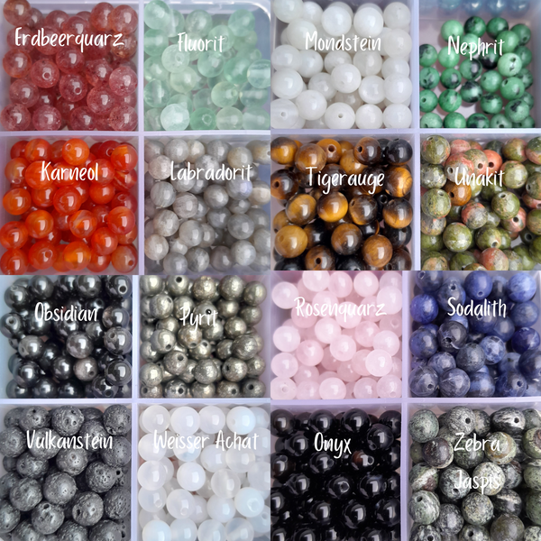 Dein Name als Edelsteinarmband | Kristallarmband | Gestalte dein Armband mit Kristallen