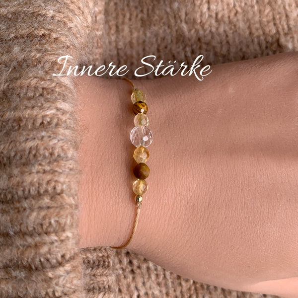INNERE STÄRKE Armband • Kraftarmband • Mutmacher • Glücksarmband