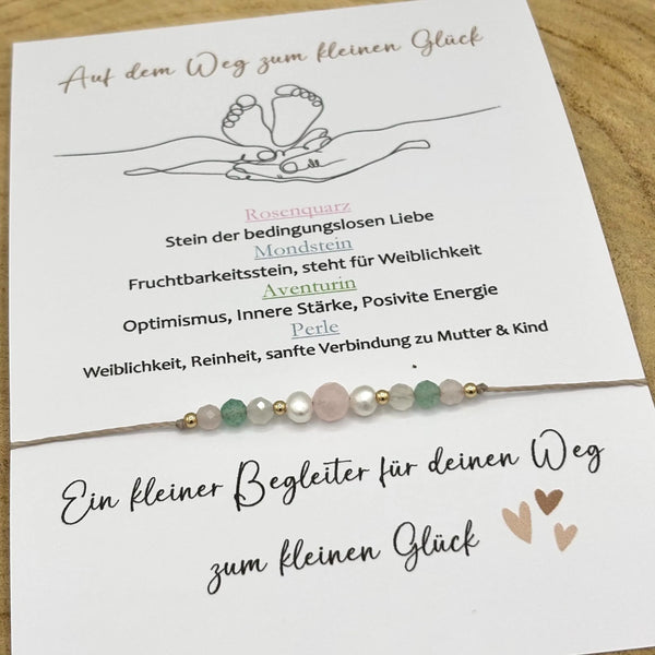 GLÜCKSBRINGER KINDERWUNSCH Fruchtbarkeit • Glücksarmband • Fertility • mommy to be