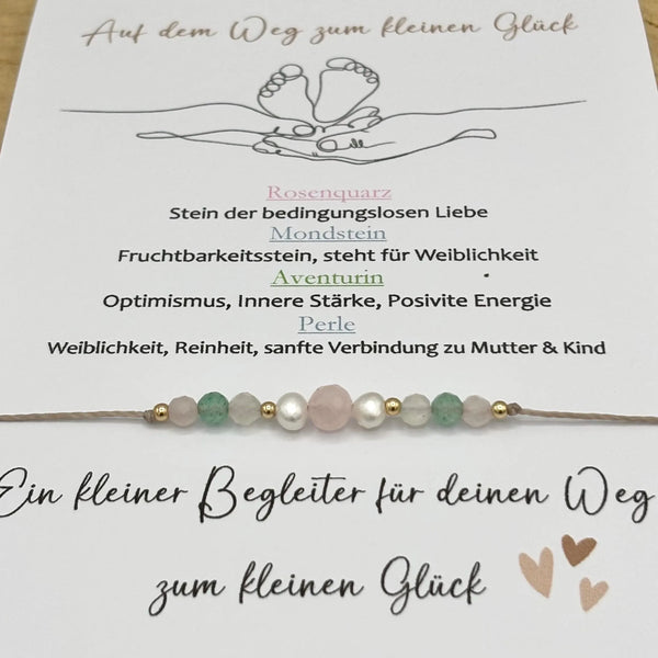 GLÜCKSBRINGER KINDERWUNSCH Fruchtbarkeit • Glücksarmband • Fertility • mommy to be