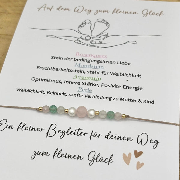GLÜCKSBRINGER KINDERWUNSCH Fruchtbarkeit • Glücksarmband • Fertility • mommy to be