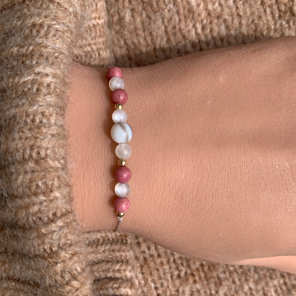 GEBURT MUTTERSCHAFT Schutzstein • Edelstein Armband