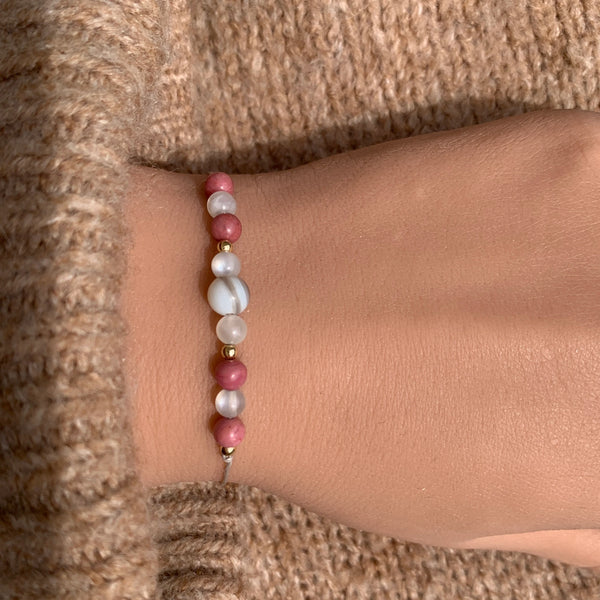 GEBURT MUTTERSCHAFT Schutzstein • Edelstein Armband