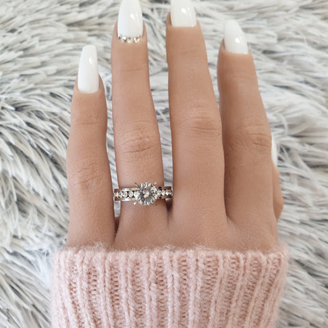 marry me - Ring aus EDELSTAHL mit Zirkonia