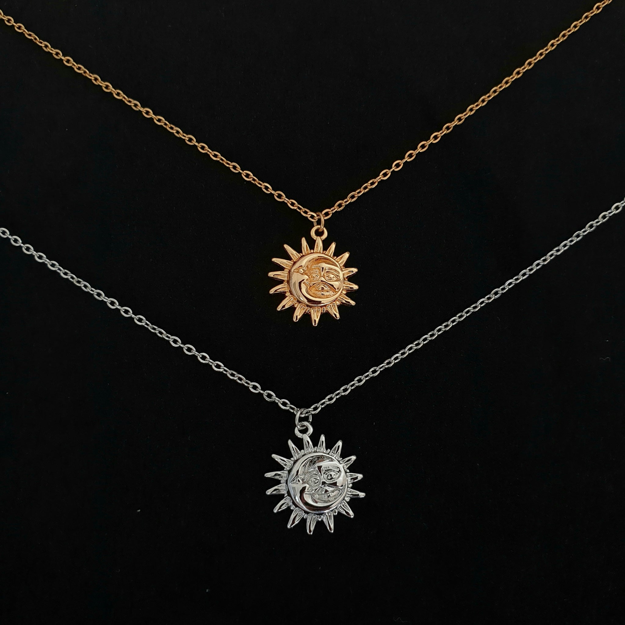 Sonne Symbol Kette aus EDELSTAHL
