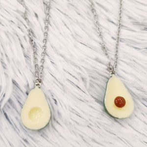 Avocado Halsketten aus Edelstahl