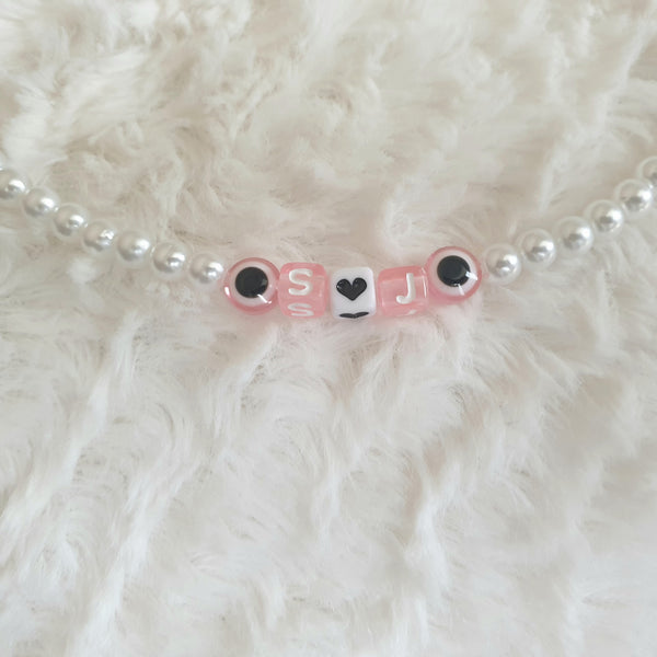 Glasperlenkette mit Auge