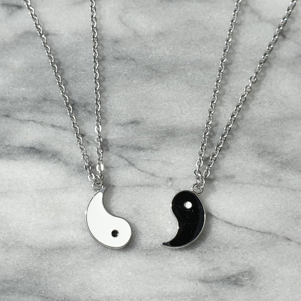 Yin & Yang - Freundschaftskette aus Edelstahl ying