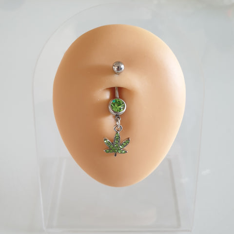 Piercing nombril en acier chirurgical 316L -w €€ d-