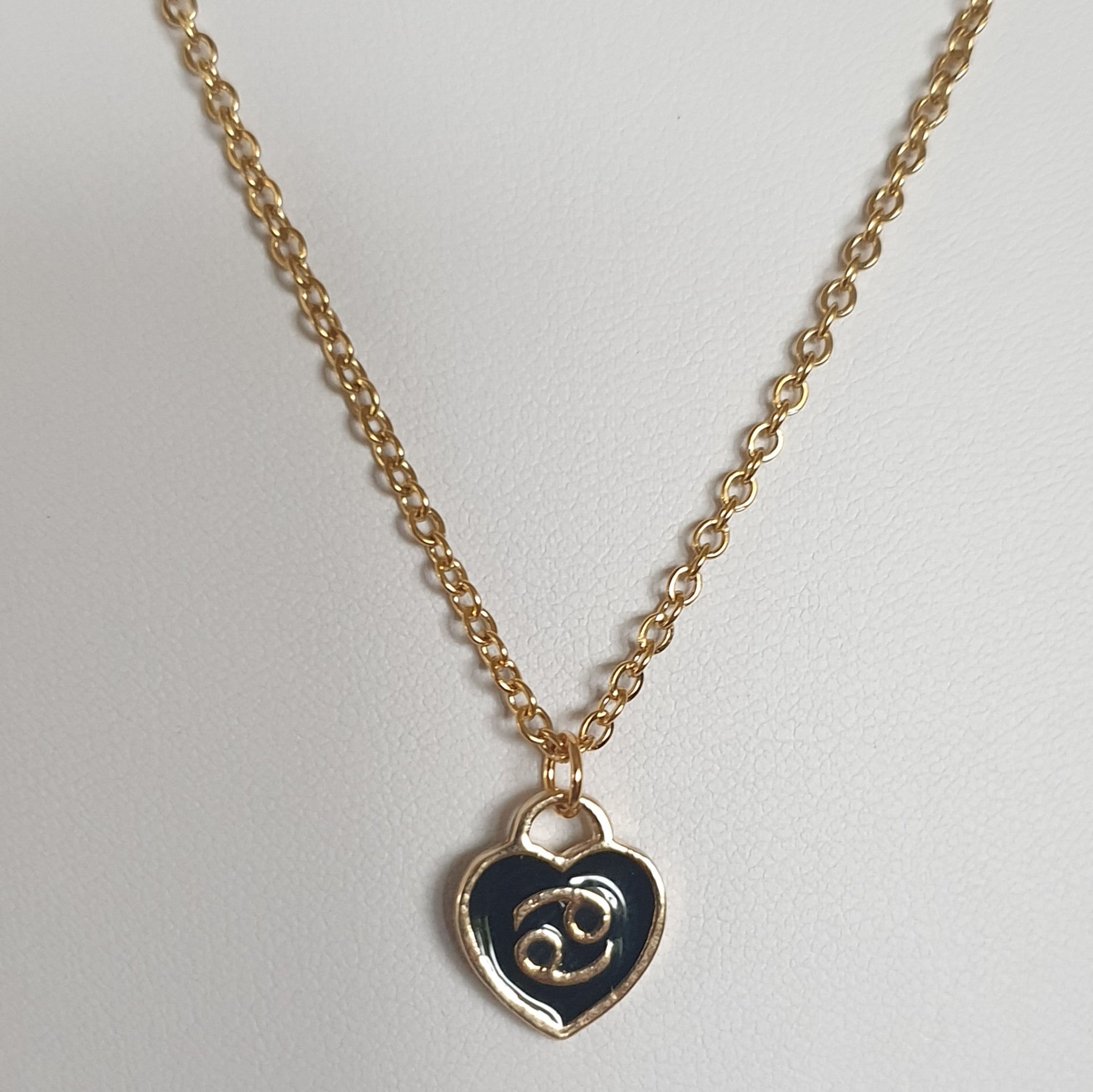 Sternzeichen Kette aus Edelstahl - Herz