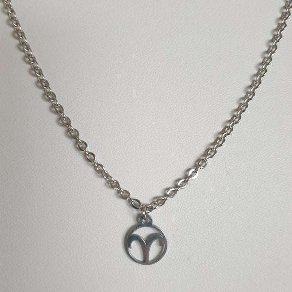 Sternzeichen Symbole Kette aus Edelstahl - klein