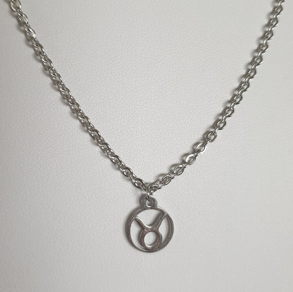 Sternzeichen Symbole Kette aus Edelstahl - klein
