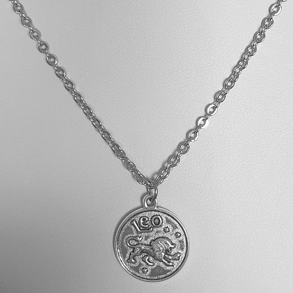 Sternzeichen Symbole Kette aus Edelstahl - Antikoptik