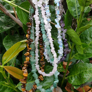Natursteinen Halskette Choker Heilsteinen